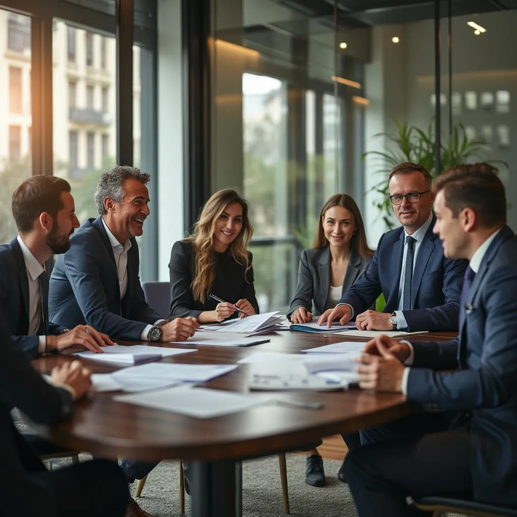Reunión estratégica con clientes
